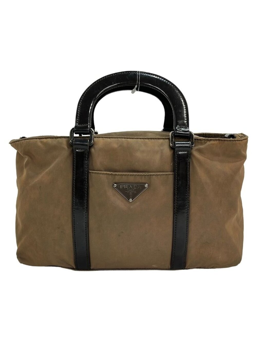 Prada Handbag Dark Brown Leather